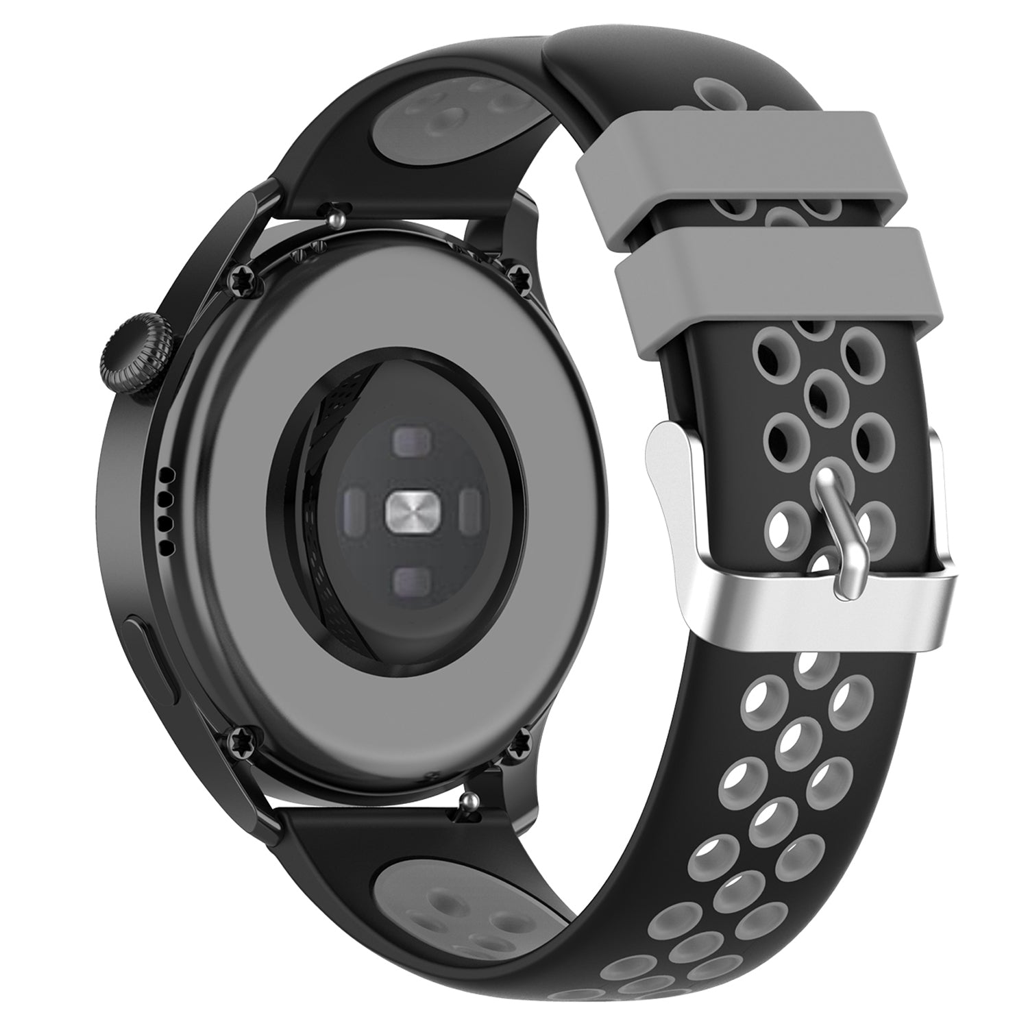 20mm Multiple Holes Breathable Dual Color Silicone Watch Strap Wristband for Huawei Watch GT3 42mm Samsung Galaxy Watch 42mm 20mm Multiple Holes Breathable Dual Color Silicone Watch Strap Wristband for Huawei Watch GT3 42mm Samsung Galaxy Watch 42mm